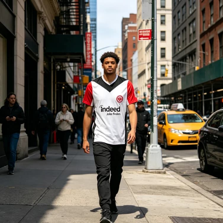 2026 New Frankfurt Jersey Lightweight Quick-dry Men's and Women's Football TShirt Sportswear Top Tee Family Kids Tees