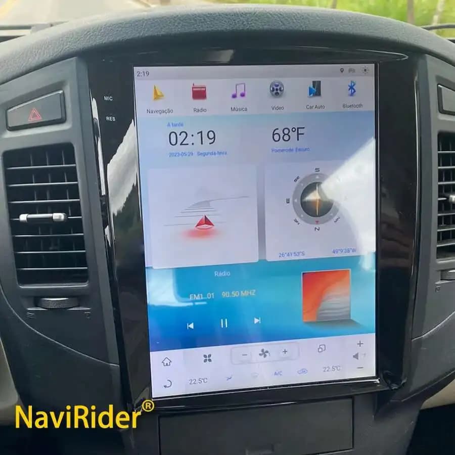 12.1inch Qled Screen Car Radio For Mitsubishi Pajero Sport V97 V93 V98 Rockford GPS Navigation Carplay Android Multimedia Unit
