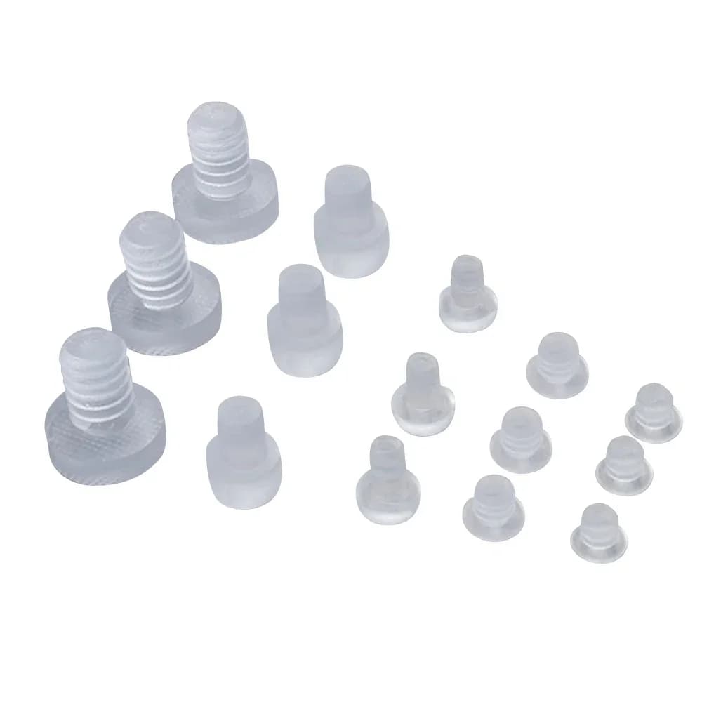 10/20/50/100pcs Trasparente Mobili Incorporati Paraurti Kit Tavolo di Vetro Piedi Filo Morbido Gamba della Sedia Gambo Fondo Pad Protezioni per Pavimenti