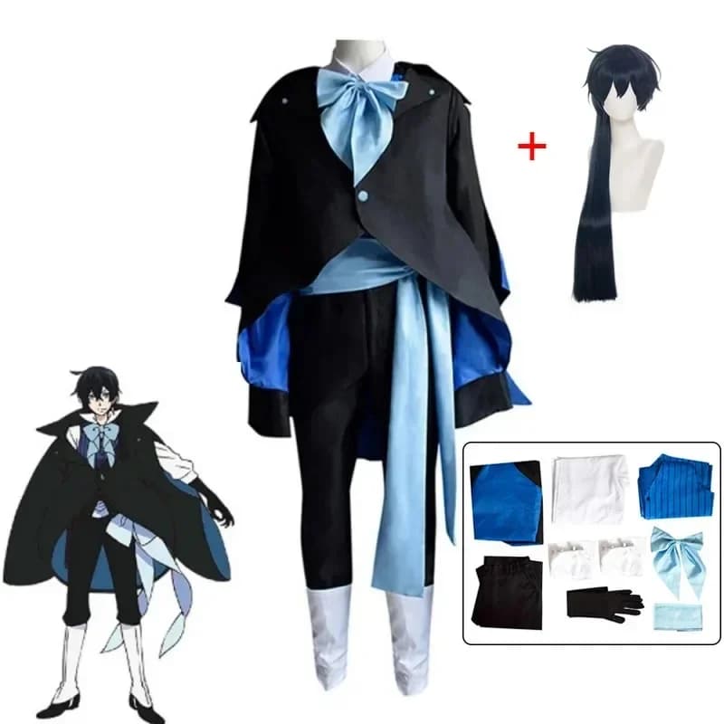 ♥ 2026 New Anime The Case Study of Costume Wig Vanitas No Karte Cosplay Uniform Men Women Halloween Christmas ★ Look at me ↑_↑
