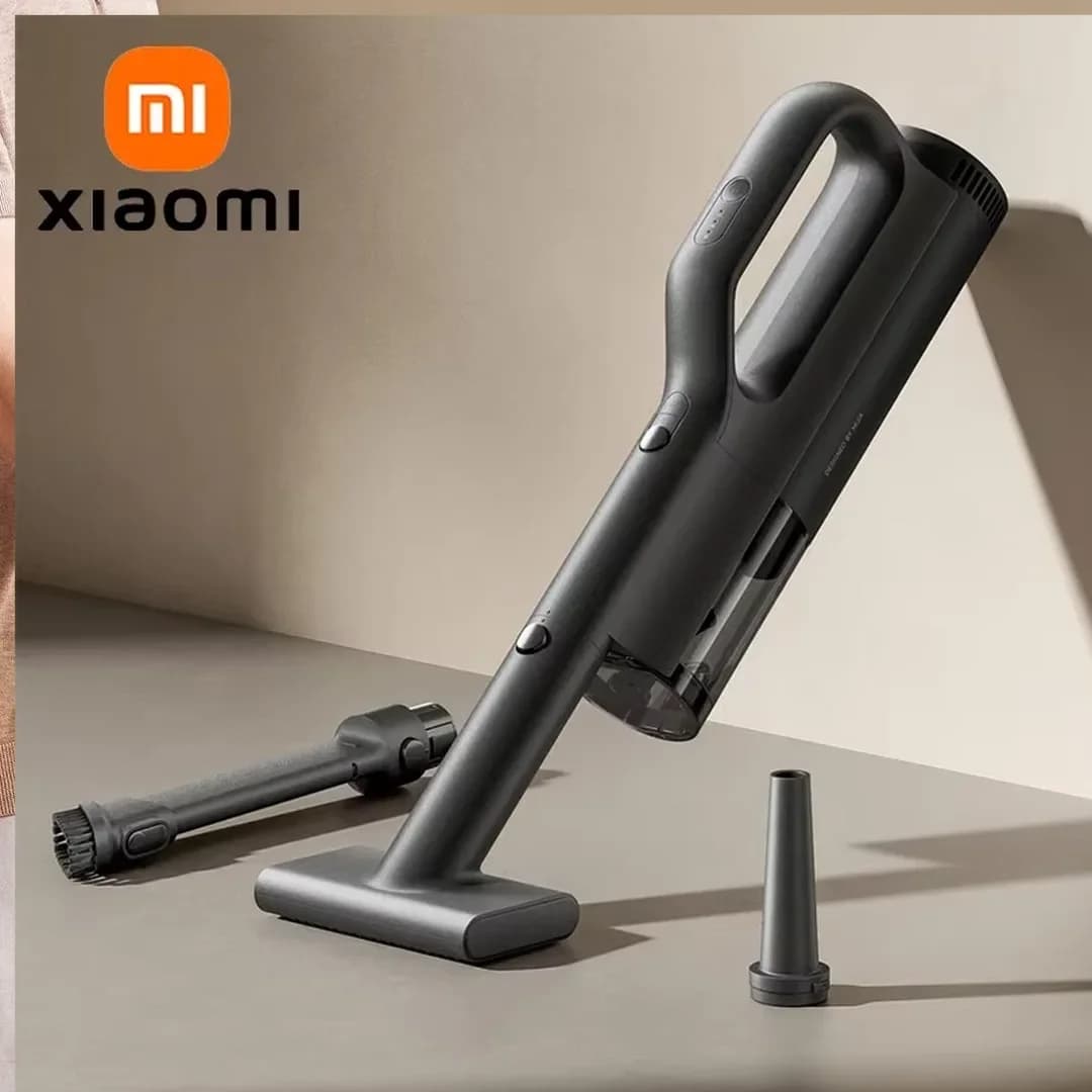 XIAOMI MIJIA Aspirapolvere per auto Aspirazione 21kPa, ricarica rapida di tipo C, tazza per polvere da 150 ml, per aspirapolvere wireless domestici, batteria da 2400 mAh