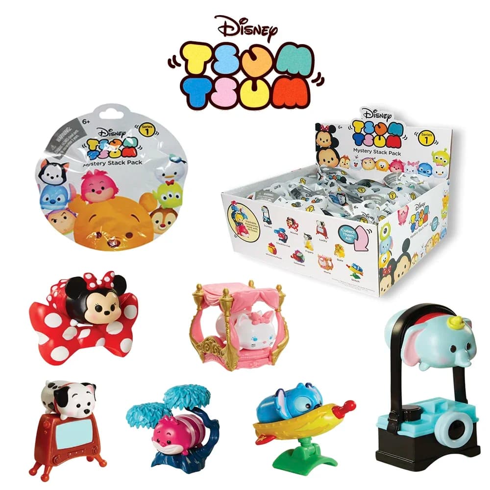 Disney Tsum Tsum Serie 1 Mystery Stack Pack Borsa cieca Stitch Figura di Topolino