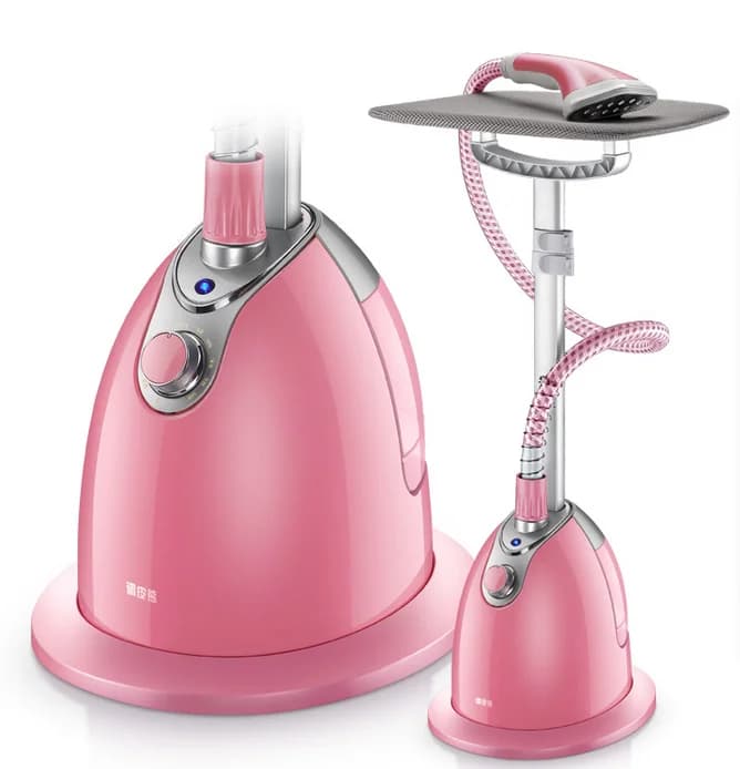 Potente serbatoio dell'acqua per vaporizzatore per indumenti con supporto, ferro da stiro a vapore verticale per vestiti per la rimozione rapida delle rughe domestica Plancha De Vapor