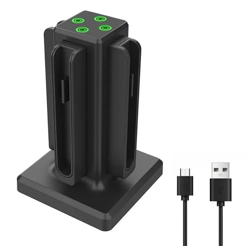 A92Z per Switch 2, Dock di Ricarica a 4 Porte per Joy-Con, Stazione di Ricarica Magnetica USB-C con Indicatore LED