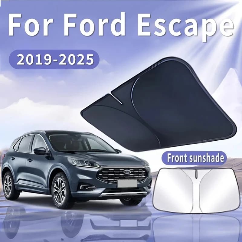 Pieghevole Auto Visiera Da Sole Per Ford Escape 2019 ~ 2025 2020 Parabrezza Anteriore Parasole Isolamento Termico Estate di Raffreddamento Accessori Auto