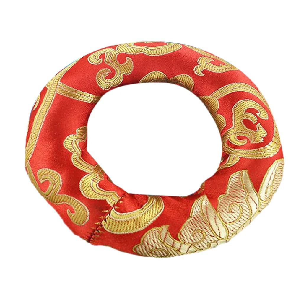Nepal Handmade Buddha Sound Bowl Cushion Random Color High Quality Cotton Singing Bowl Mat Stable Cushion for Buddhist Sound
