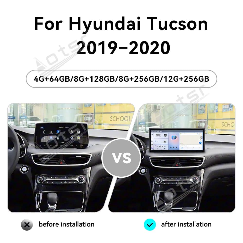 15.8 Inch Touch Screen Car Radio For Hyundai Tucson 2019 2020 Car Multimedia Video Player GPS Navigation Carplay Unit Android 15