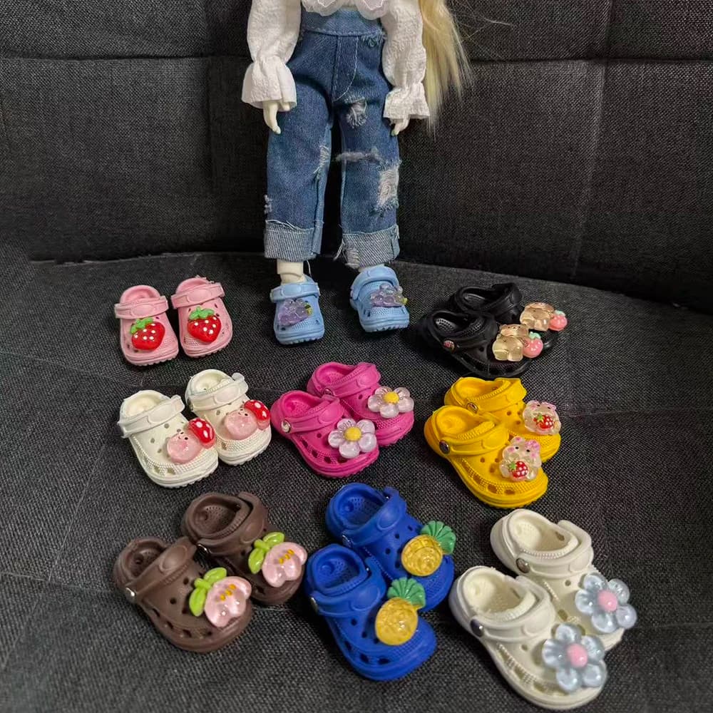 1 Pair Fashion 30cm Doll Shoes Slippers 1/6 Bjd Doll Shoes Accessories