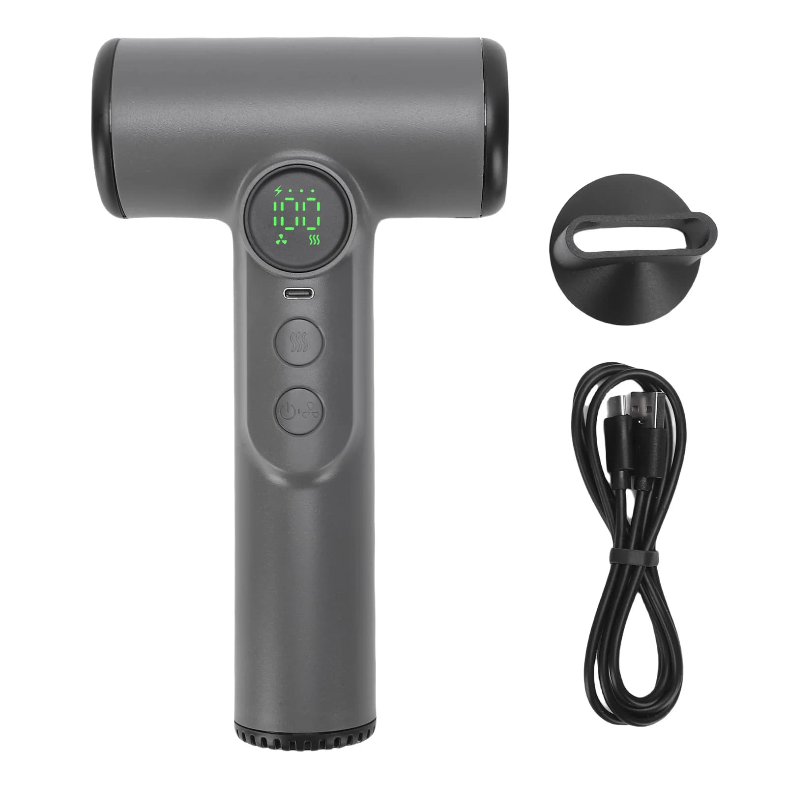 Wireless Hair Dryer 200W 15600mAh USB Rechargeable with Air Hot & Cold, Hairdryer Portable for Travel and Camping