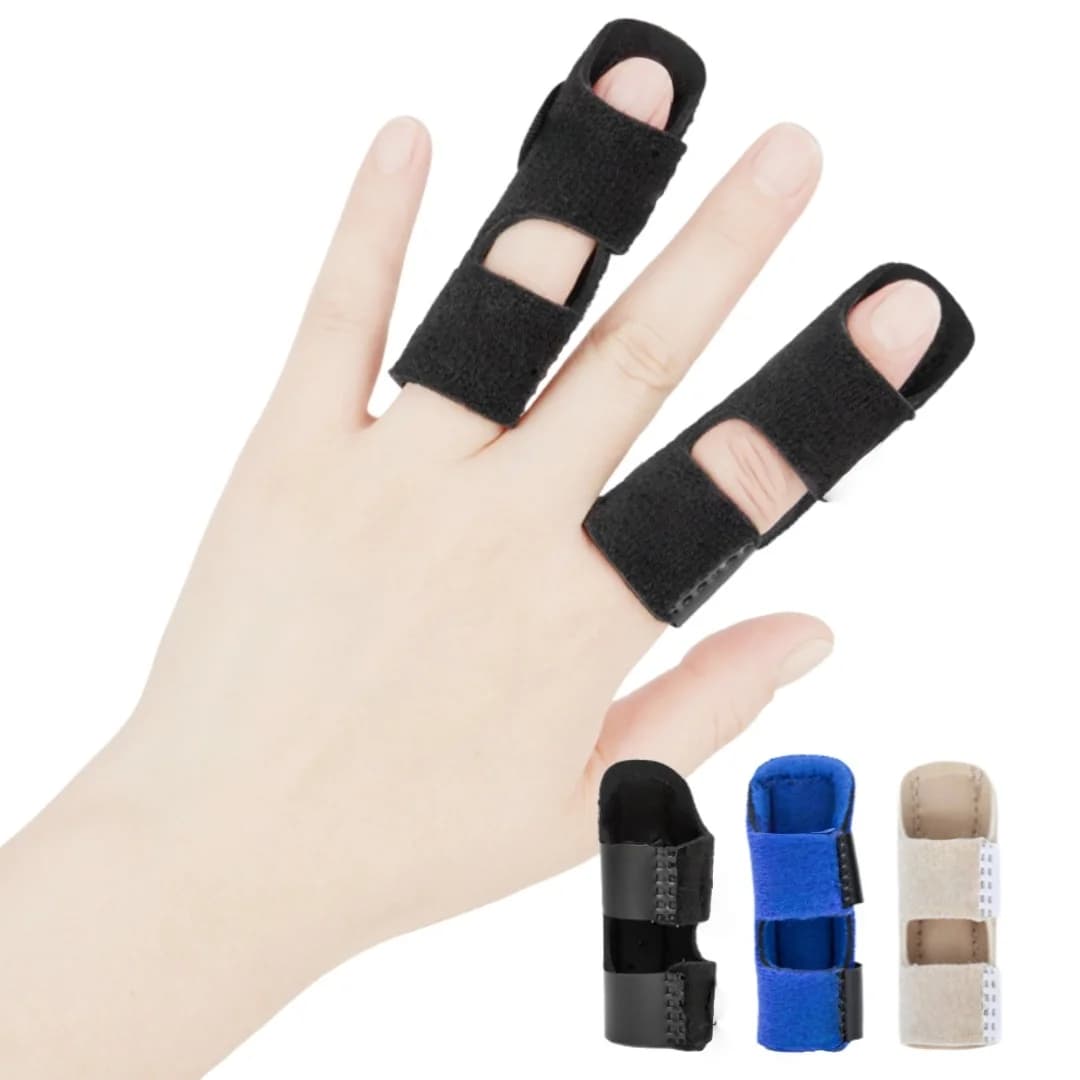 Cinghia di fissaggio per dito regolabile Stecca di fissaggio per dito Trigger Stecca per dito Supporto per mano per dito Copertura protettiva per fissaggio