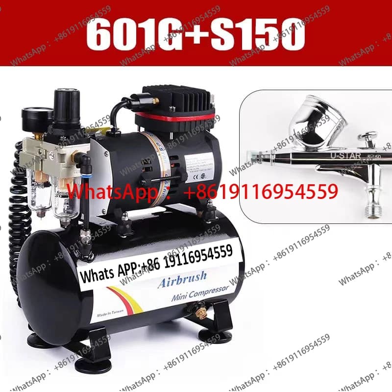U601G/602G/603 Strumento per verniciatura e colorare modello pompa a spruzzo, set di pistole per penna a spruzzo con pompa ad aria