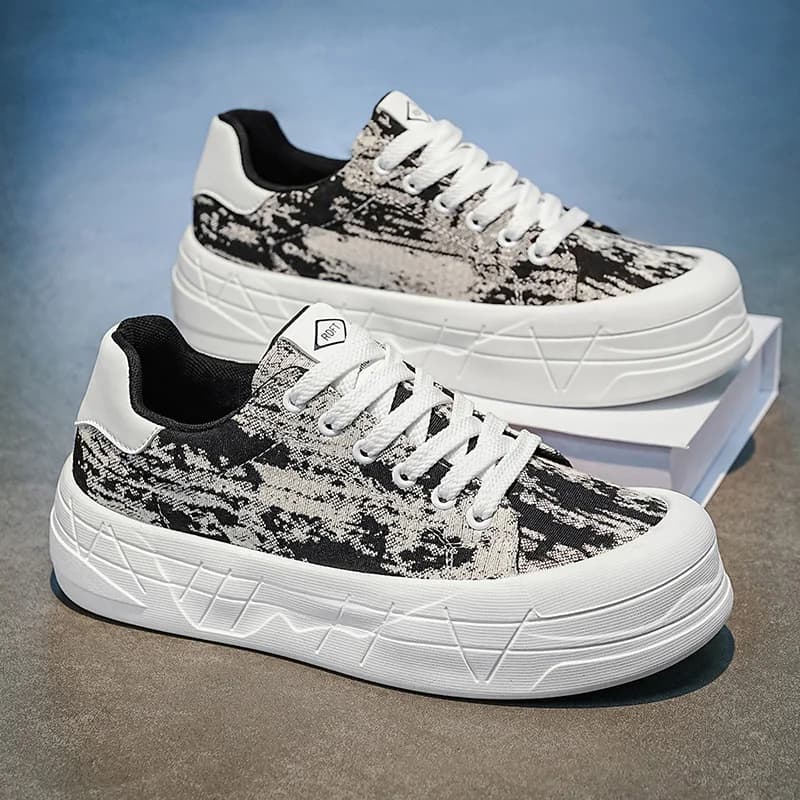 Scarpe da uomo primaverili ed estive, versatili per quattro stagioni, con suola spessa, casual, sportive, alla moda, per l'uso quotidiano, per camminare all'aperto.