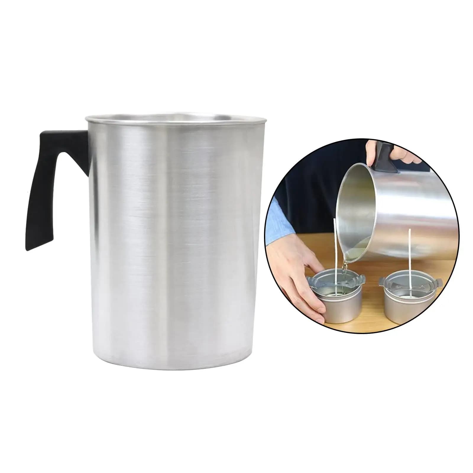 3L Wax Melting Pot Aluminum Construction Candle Making with