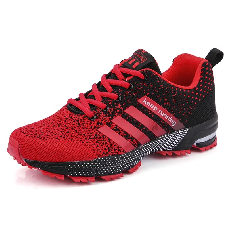 Scarpe da ginnastica da uomo moda mesh traspirante comode scarpe sportive nere antiscivolo scarpe da corsa casual da esterno da uomo Zapatillas Hombre