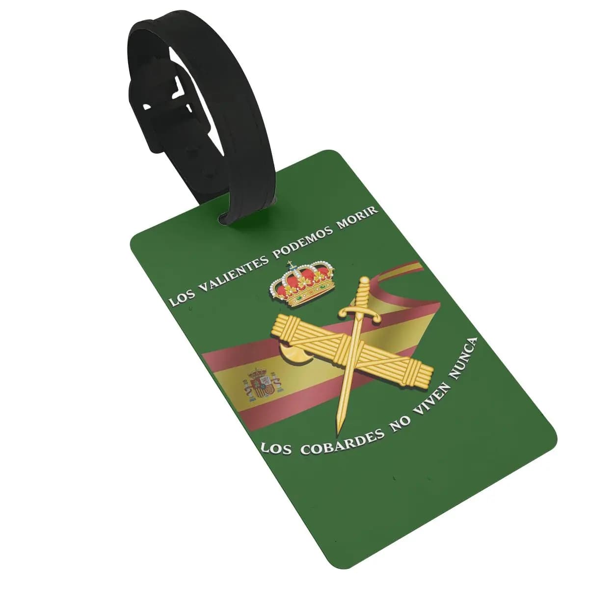 Guardia spagnola civile spagna bandiera etichette per bagagli valigia viaggio PVC carino bagaglio etichetta d'imbarco porta etichette portatile nome ID indirizzo