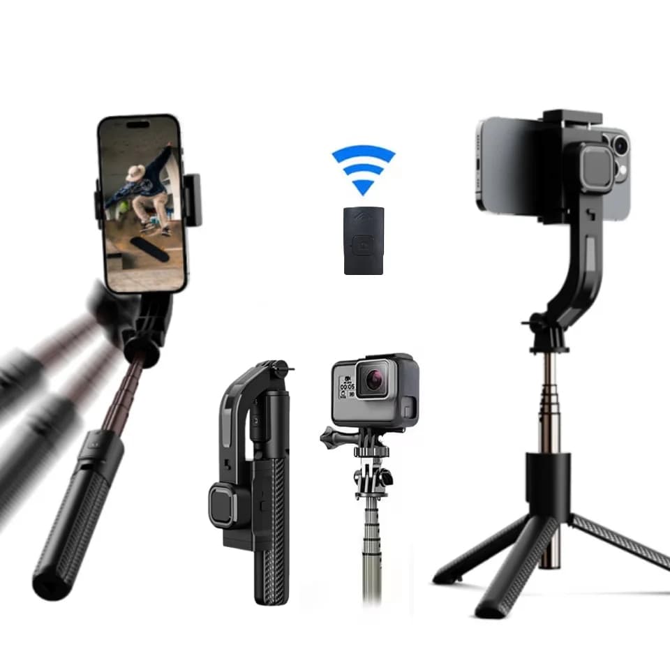 FGCLSY Cardanic Stabilizer Mobile Phone Video Support Bluetooth selfie stick tripod for live vertical camera bracket for smartphone