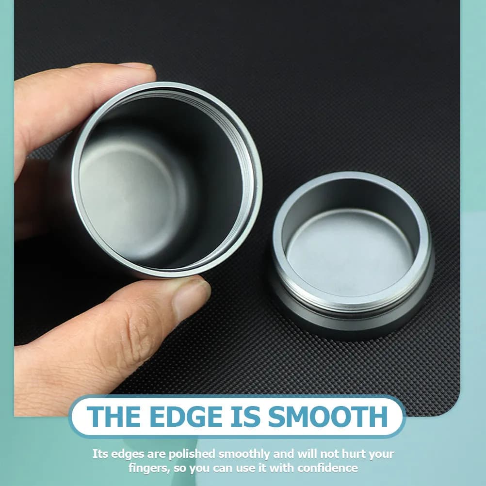 Premium Aluminum Alloy Storage Can Airtight Sealed Portable Tea Canister for Tea Leaves Coffee Powder Spices Snacks and