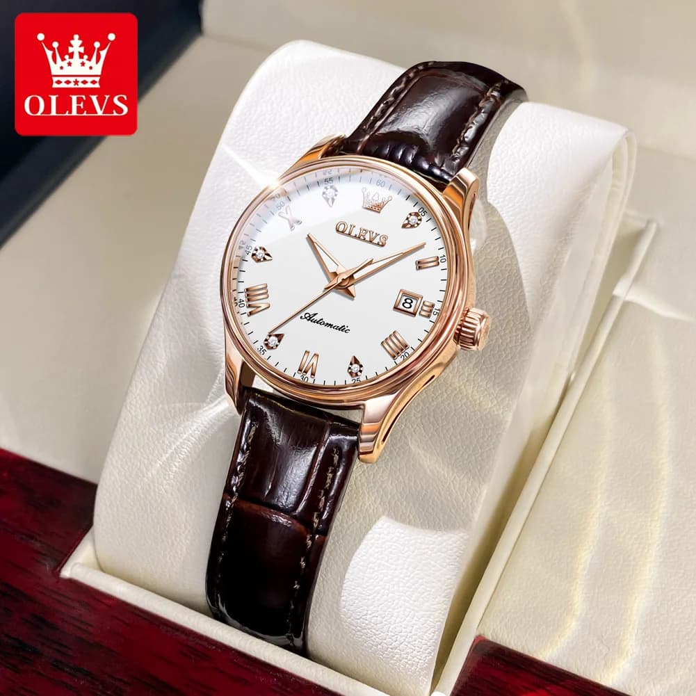 OLEVS 9932 orologi da donna Fashion Luxury orologio da polso originale impermeabile luminoso orologio automatico cronografo data orologio da donna