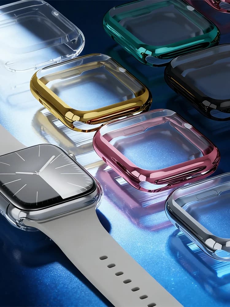 Screen Protector For Apple Watch 11 10 Case 46mm 42mm 45mm 41 44 40 mm TPU bumper Cover iWatch Series 9 8 7 SE 6 5 4 Protective