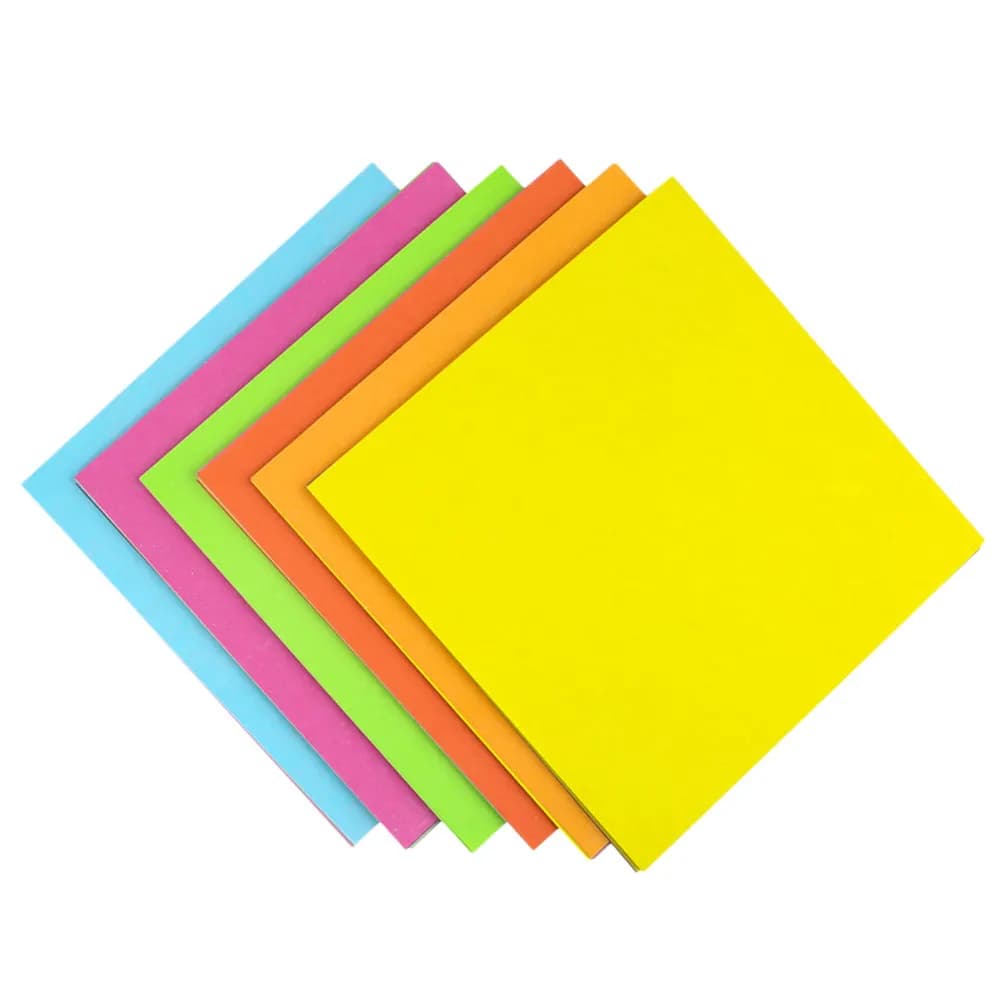 120 Sheets Double Color Two-Sided Origami Paper Vivid Bright Colors Folding Papers for Kids Crafts Decoration DIY Projects Safe