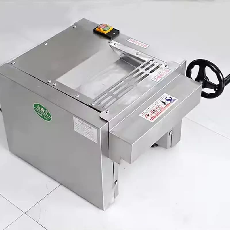 Commercial Electric Dough Skin Noodles Pasta Maker Machine Roller Sheeter with Two Blades Home Kitchen Use