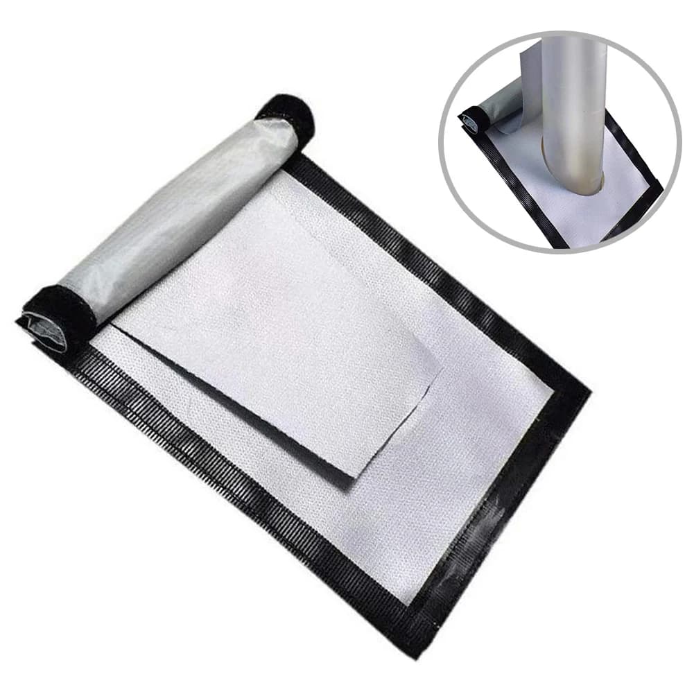 Tent Stove Fireplace Fire retardant cloth glass fiber cloth for camping stove Hot water retardant 2 layers fabric accessories