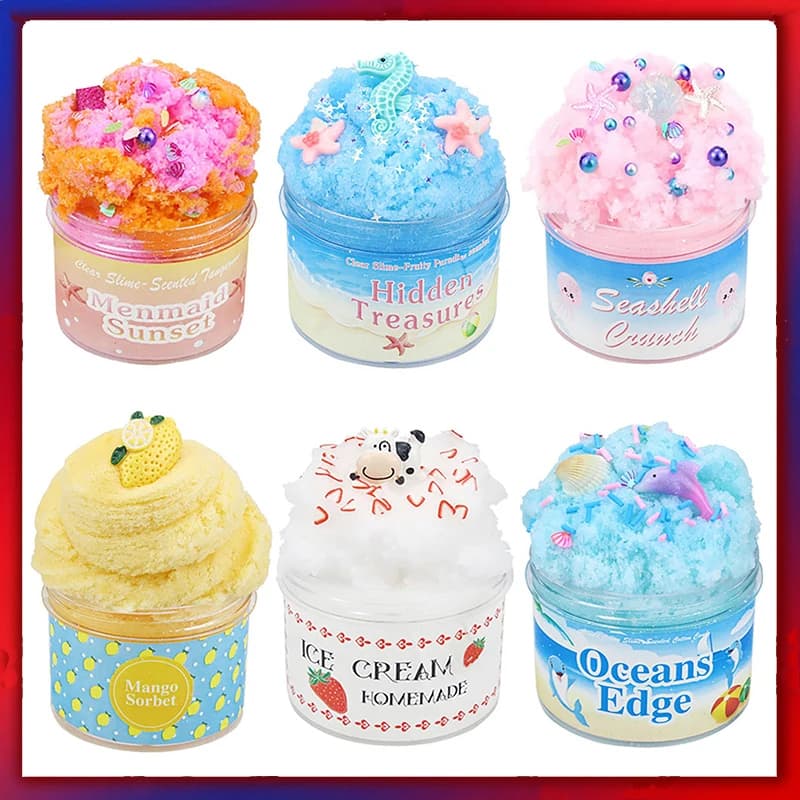 1Pack Bellissimo Colore Miscelazione Fango Soffio Melma Profumato Stress Bambini Giocattolo di Argilla Per Bambini Fai Da Te Modellazione di Argilla Melma Giocattoli Educazione Del Bambino giocattoli