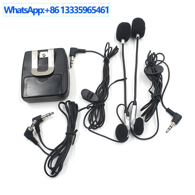 WUPP walkie-talkie per casco moto, walkie-talkie per comunicazione anteriore e posteriore moto, sedili anteriori e posteriori, universale per