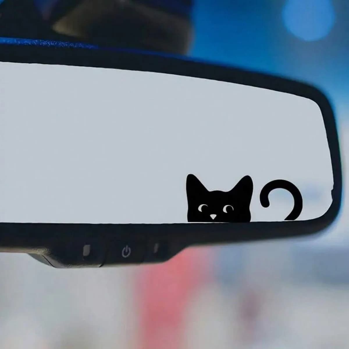 Adesivi per gatti, mini gatti, adesivi peep cats, adesivi per specchi, adesivi per auto, adesivi in vinile per uso interno ed esterno, mini adesivi