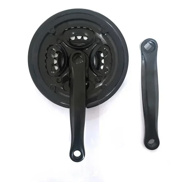Piastra Dentata per Mountain Bike, Disco Grande in Ferro, Accessori per Bicicletta, Disco Ruota 3 Pezzi 21 42 Denti, Disco Dentato a Tre Livelli
