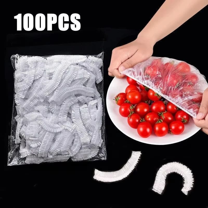 Disposable Food Cover Plastic Elastic Food Elastic Food Covers for Food Use Elastic Bags For Fruit and Vegetables