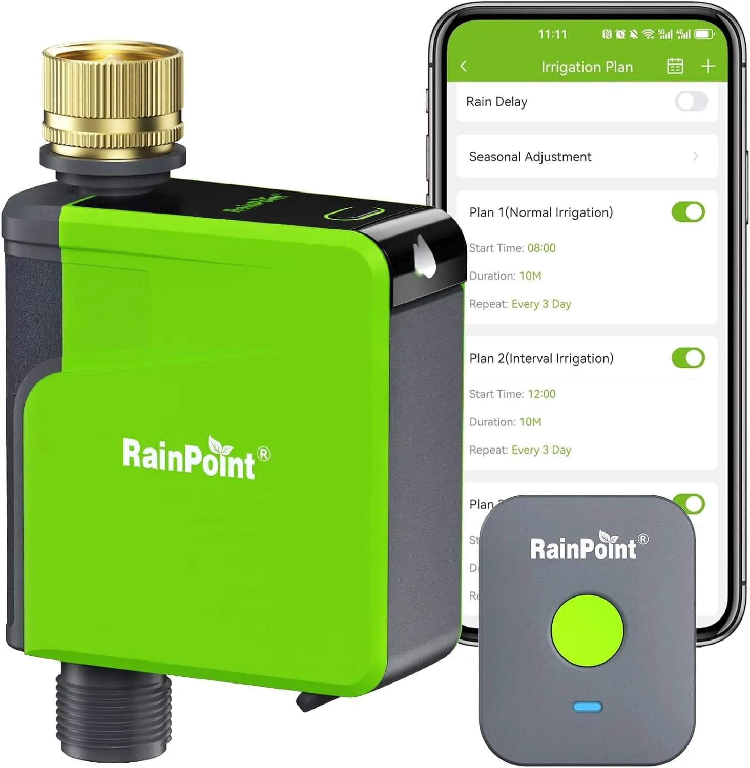Timer WiFi Intelligente per Tubi con Hub, Controllo tramite APP e Vocale per Sistema di Irrigazione Automatica del Giardino