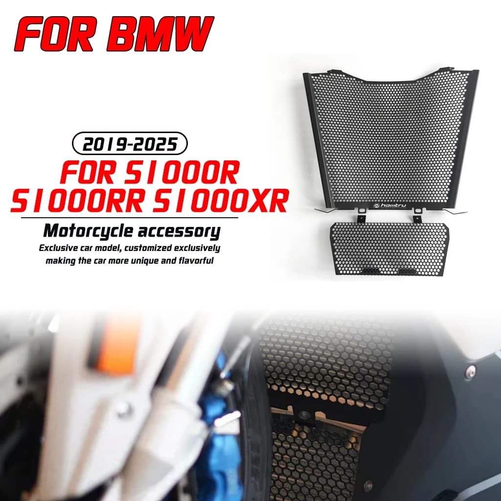 Per BMW S1000R S1000R S1000XR 2019-2025 modifica moto radiatore nucleo copertura accessori di protezione griglia di copertura