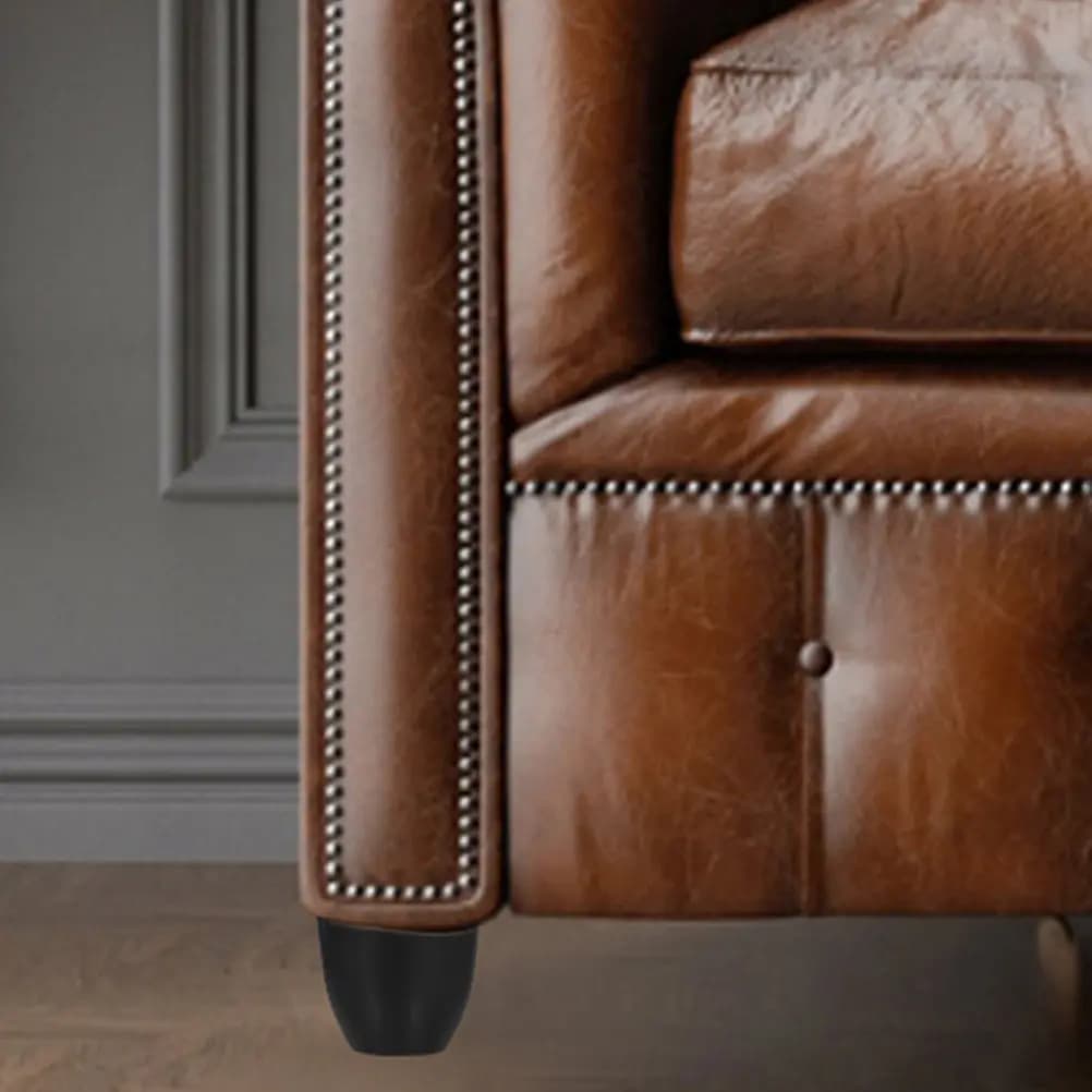 6 Pezzi di Gambe per Mobili a Vite, Robuste in Plastica e Metallo, per Tavoli, Sedie, Divani, Armadietti - Facili da Installare, Gambe di Ricambio per la Casa