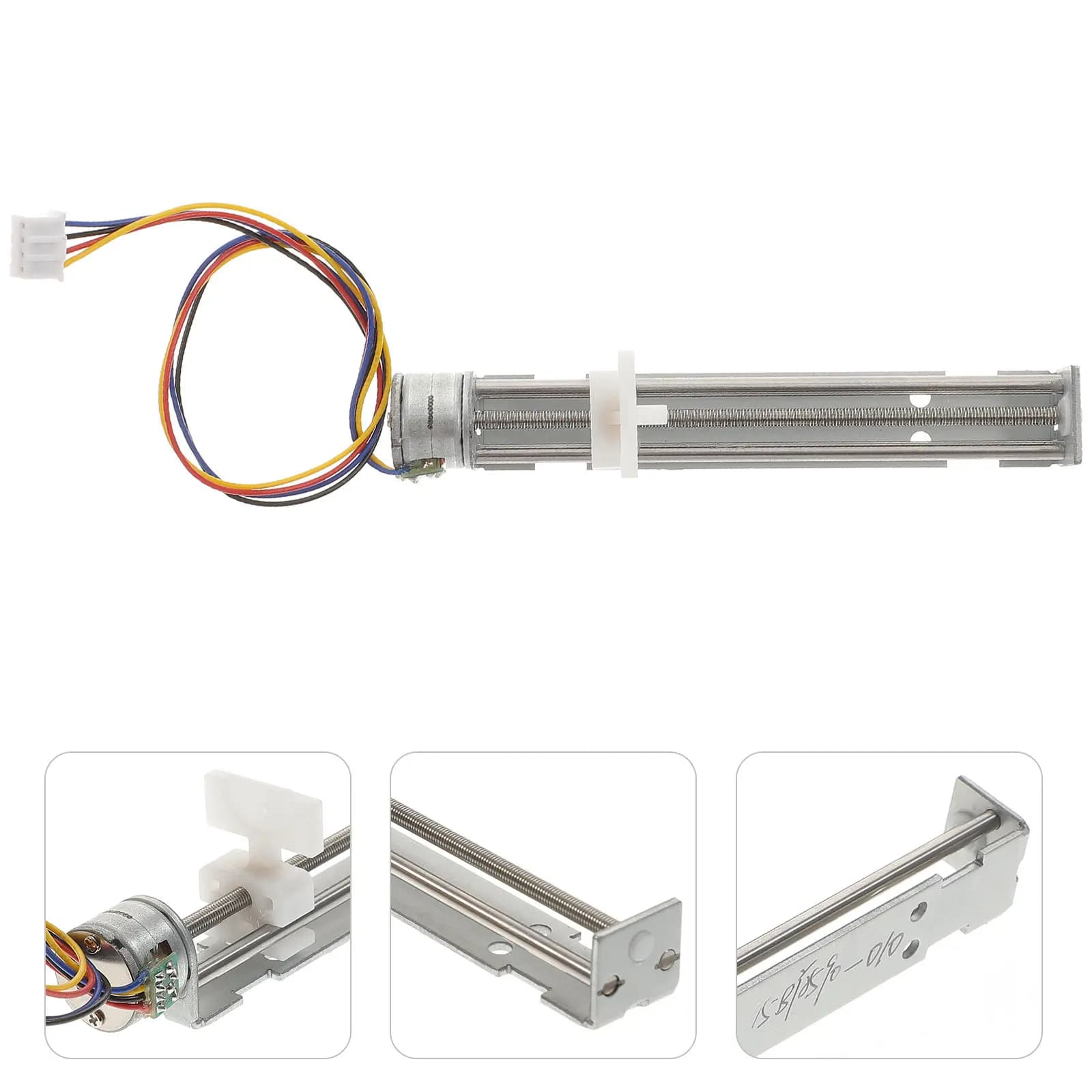 Guida Lineare per Motore Stepper 80mm in Materiale SECC, Slider Robusto e Leggero, Perfetto per DIY, Router CNC, Incisione Laser, Binario Lineare