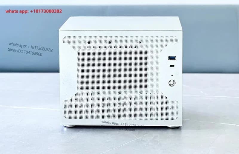 8-disk 9-disk NAS chassis, 2.5SSD solid-state drive, mini ITX motherboard, SFX power supply, home storage aluminum box