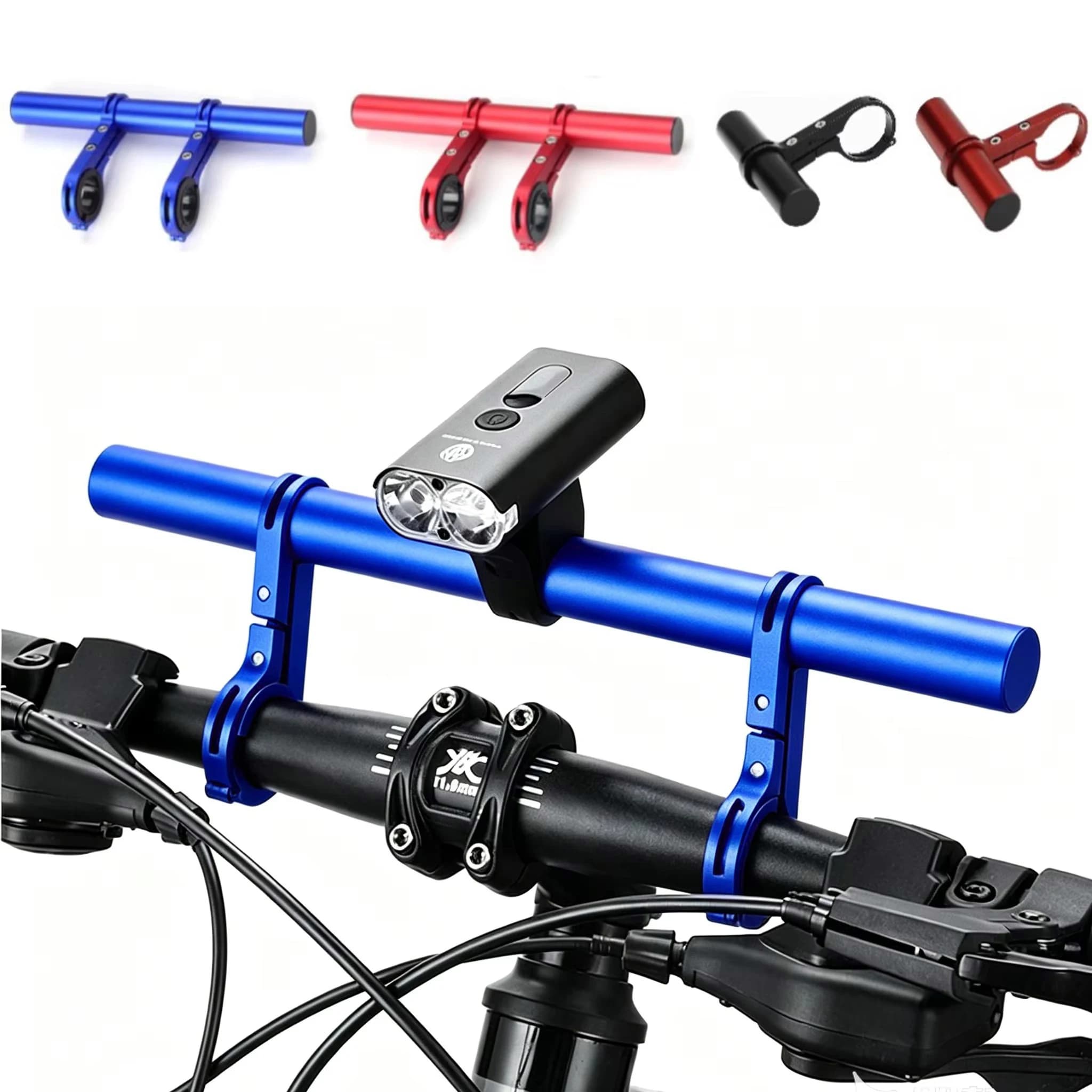 10/20/30cm Bicycle Handlebar External Bracket MTB Mounting Headset Extender Rack Parts