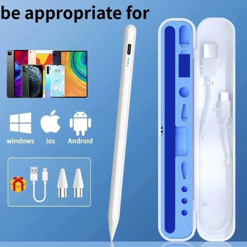 Stylus Pen Protective Case With Box, Universal Sleeve for iPad Pencil & Huawei Xiaomi Samsung Oppo Vivo Lenovo Stylus Pen