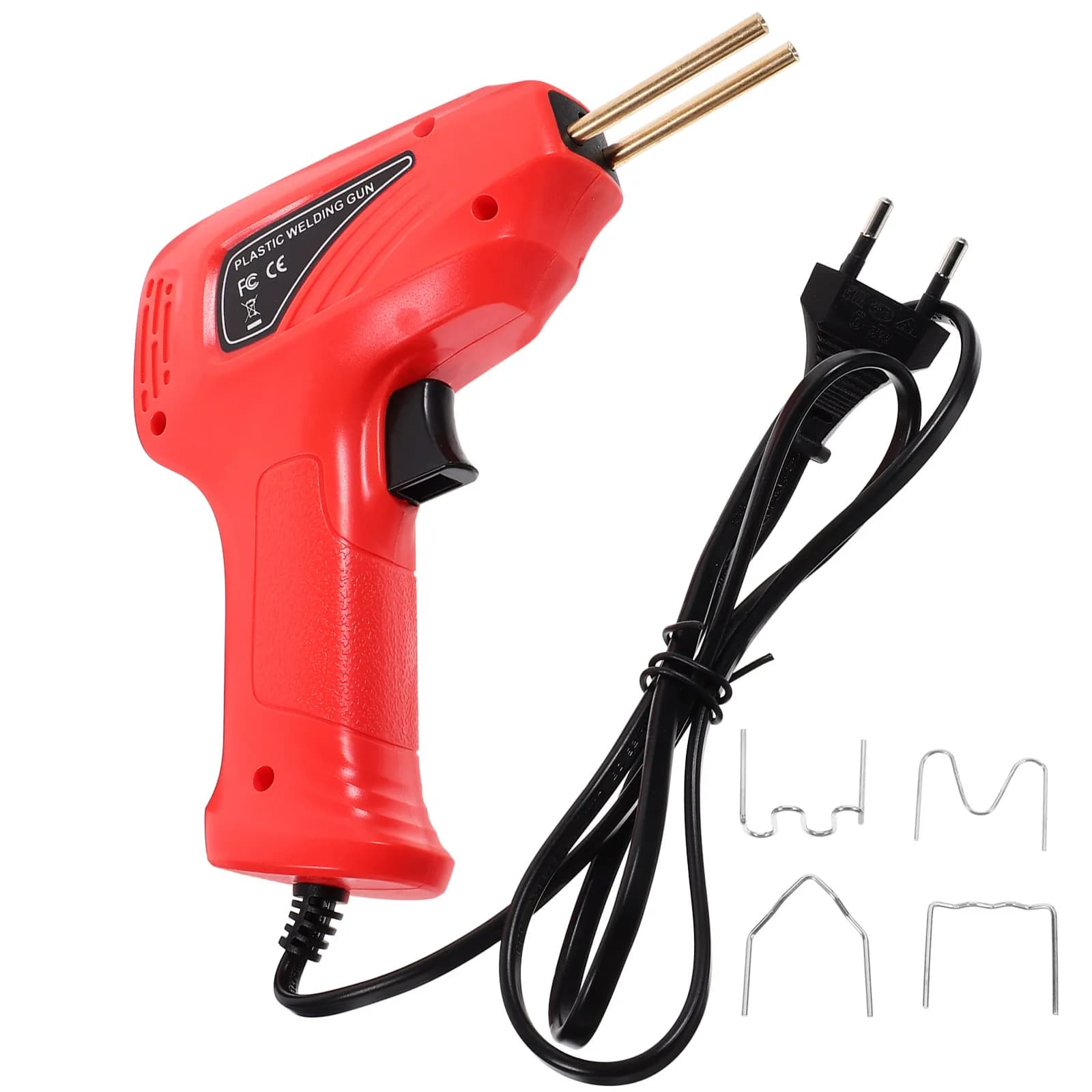 1Set Kit Welding Gun Humanized Handle Fast Heating Plastic Repair Kit Car Bumper Spoiler Headlight Welding Tool