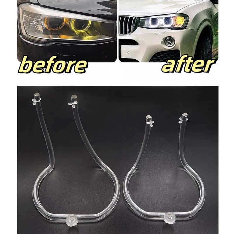 DRL light guide strip for BMW X3 X4 F25 2014-2017 diurnal light tube front lamp daily