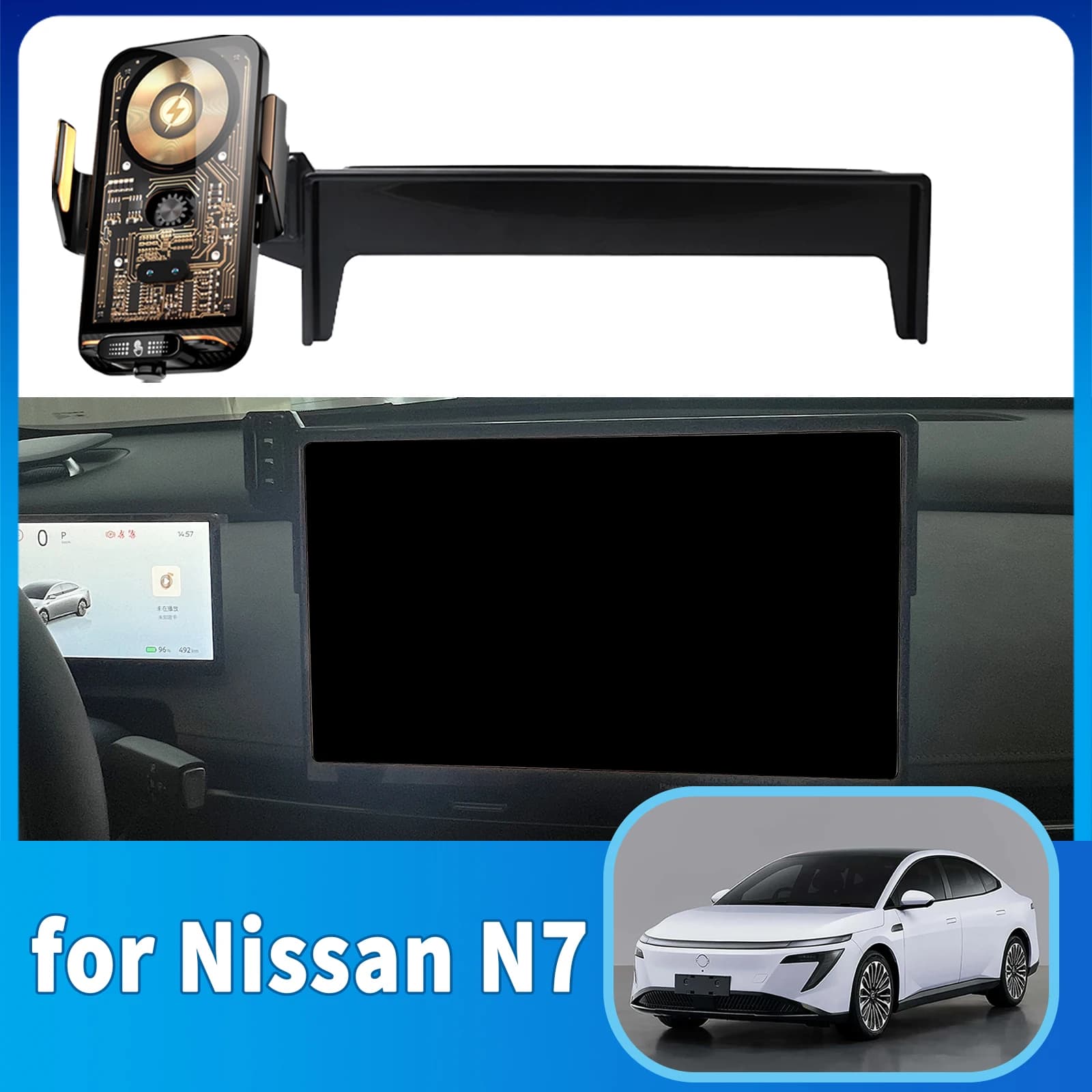 Supporto per telefono cellulare per auto per staffa GPS Nissan N7 Supporto per navigazione Accessori auto Supporto per telefono