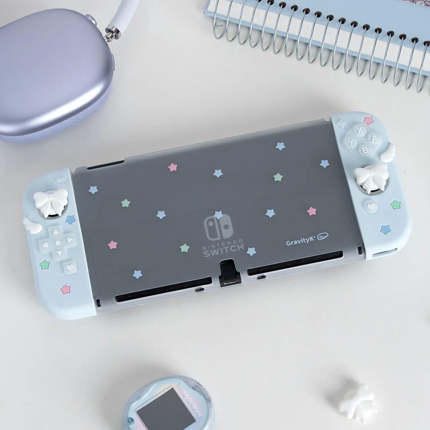 Cute Ns2 Oled Protective Case Star Bow Wing For Nintendo Switch Switch Oled Ns Soft Silicone Joy Con Controller Cover