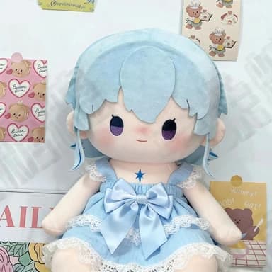 40cm Wuthering Waves The Shorekeeper Q-version Plush Doll Cartoon Dress Up Toy Big Soft Hug Pillow Girl Birthday Gift Anime Xmas