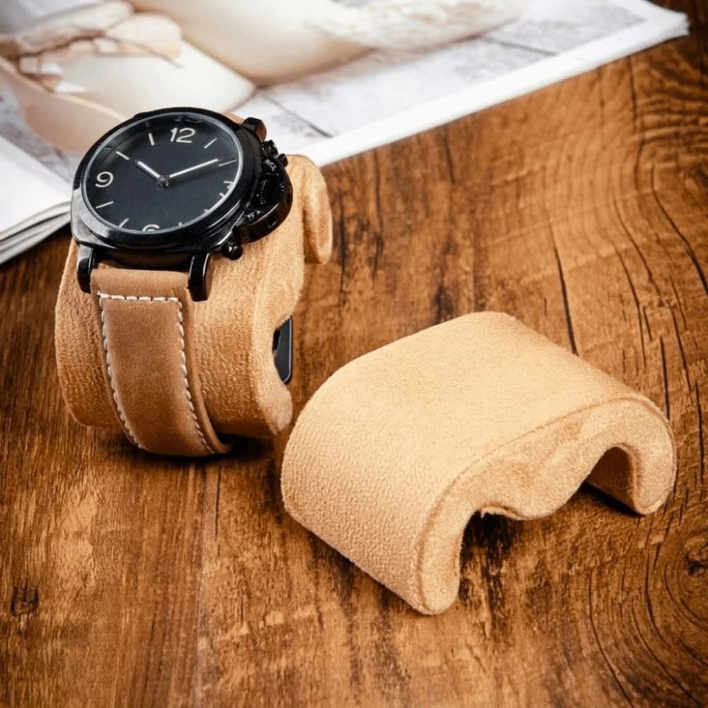 Soft Suede Watches Storage Pillow Multi Functional Durable Wristwatch Cushion Velvet Material Display Function