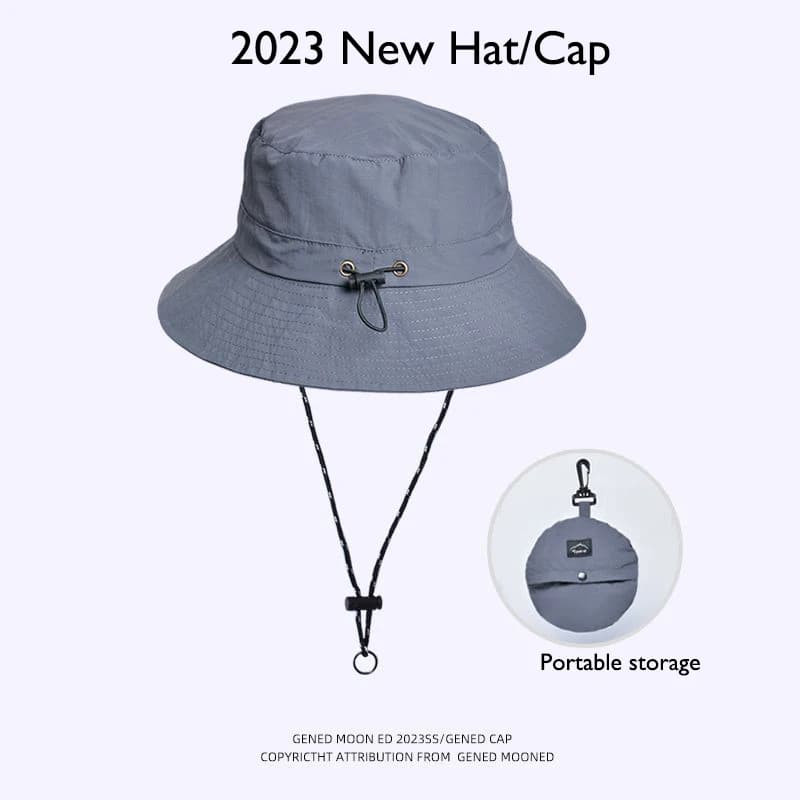 Panama uomo e donna primavera estate cappello a secchiello impermeabile pesca alpinismo parasole cappello a secchiello berretto moda sport all'aria aperta