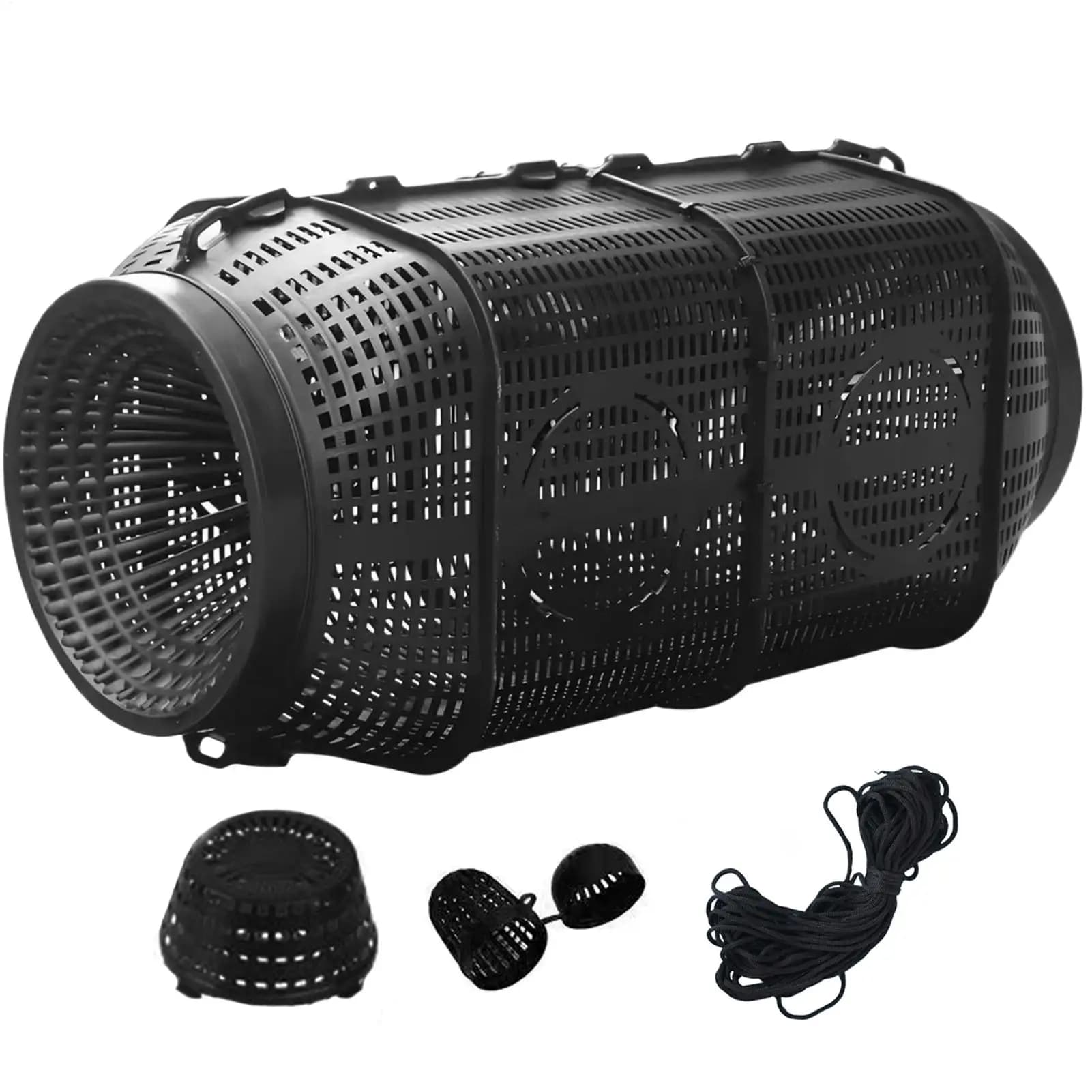 Portable Fishing Bait Trap Eel Loach Trap Fishing Pot Lightweight Fish Net Cage Bait Trap Crab Cage For Lake Pond Saltwater
