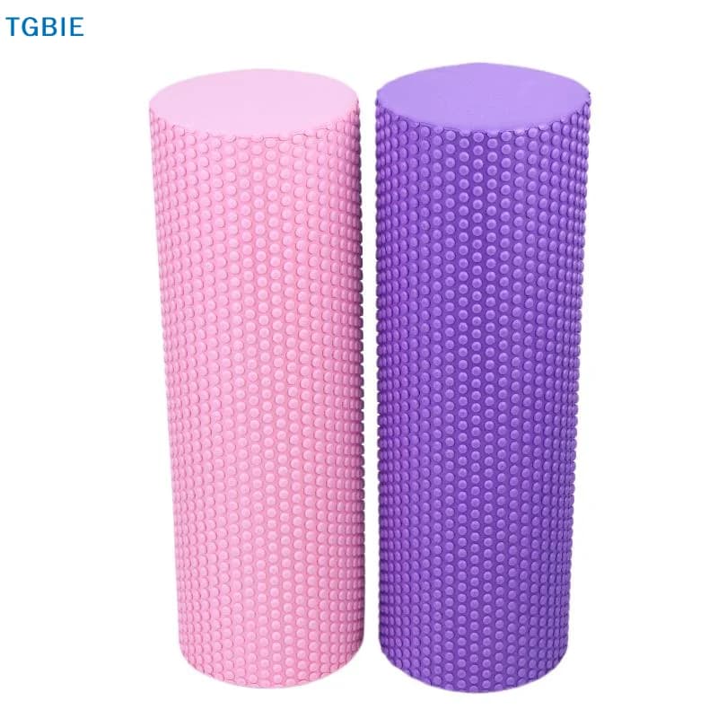 [TL]Yoga Roller Round EVA Foam Cylinder Roller For Pilates Exercise Enhanced Home Workouts Diameter 10cm Length 30cm