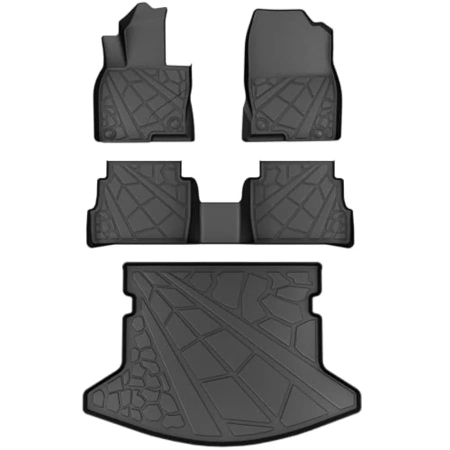 Tappetini per Mazda CX-5 2017-2025 TPE per tutte le stagioni Fodere per pavimenti su misura Tappetini per auto Accessori 1a 2a fila Cargo Liner