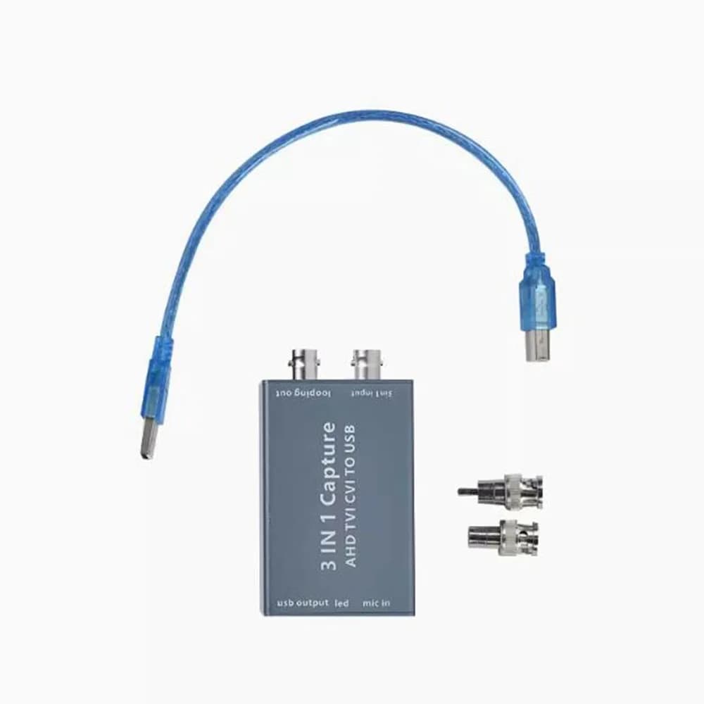 Scheda di acquisizione video AHD Taidacent 720P 1080P, convertitore di segnale video da AHD TVI CVI BNC CVBS a USB 3.0 per streaming e registrazione video