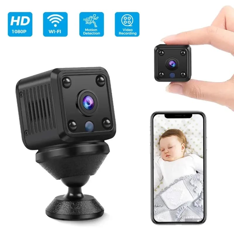 New Mini Wireless Wifi 1080P Video Clear IR Night Vision Motion Detection Monitor for Home Security Camera